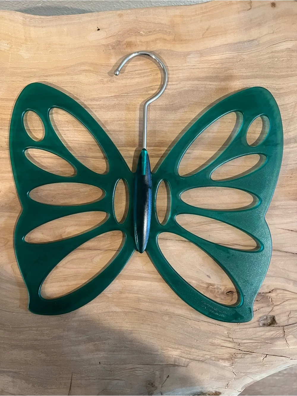 butterfly-shaped scarf hanger and organizer